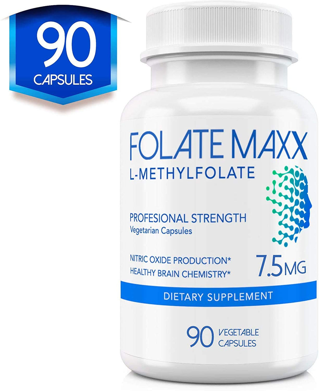 FOLATE MAXX L-Methylfolate 7.5mg - 90 Capsules - image 9
