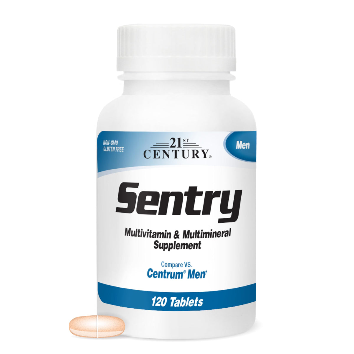21st Century Sentry Men Multivitamin Tablets - 120 Count
