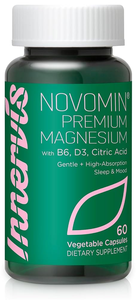 Innervis Nutrition Magnesium Glycinate Sleep Support - 60 Vegetarian Capsules