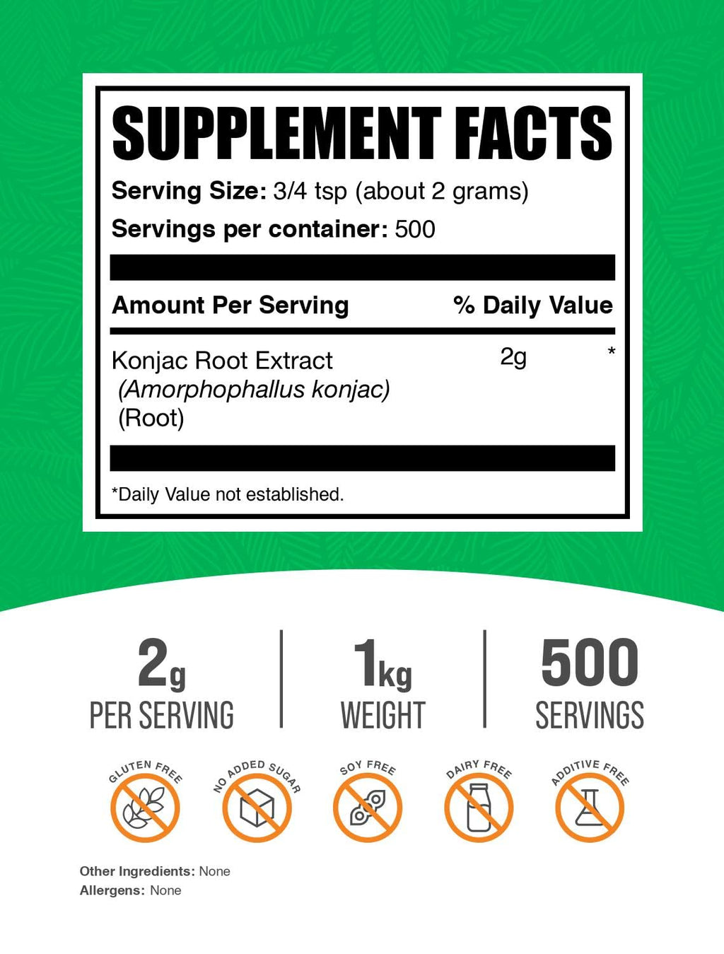 BulkSupplements.com Glucomannan Powder
