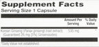 Solaray Korean Ginseng Root 500mg - 60 Capsules - image 4