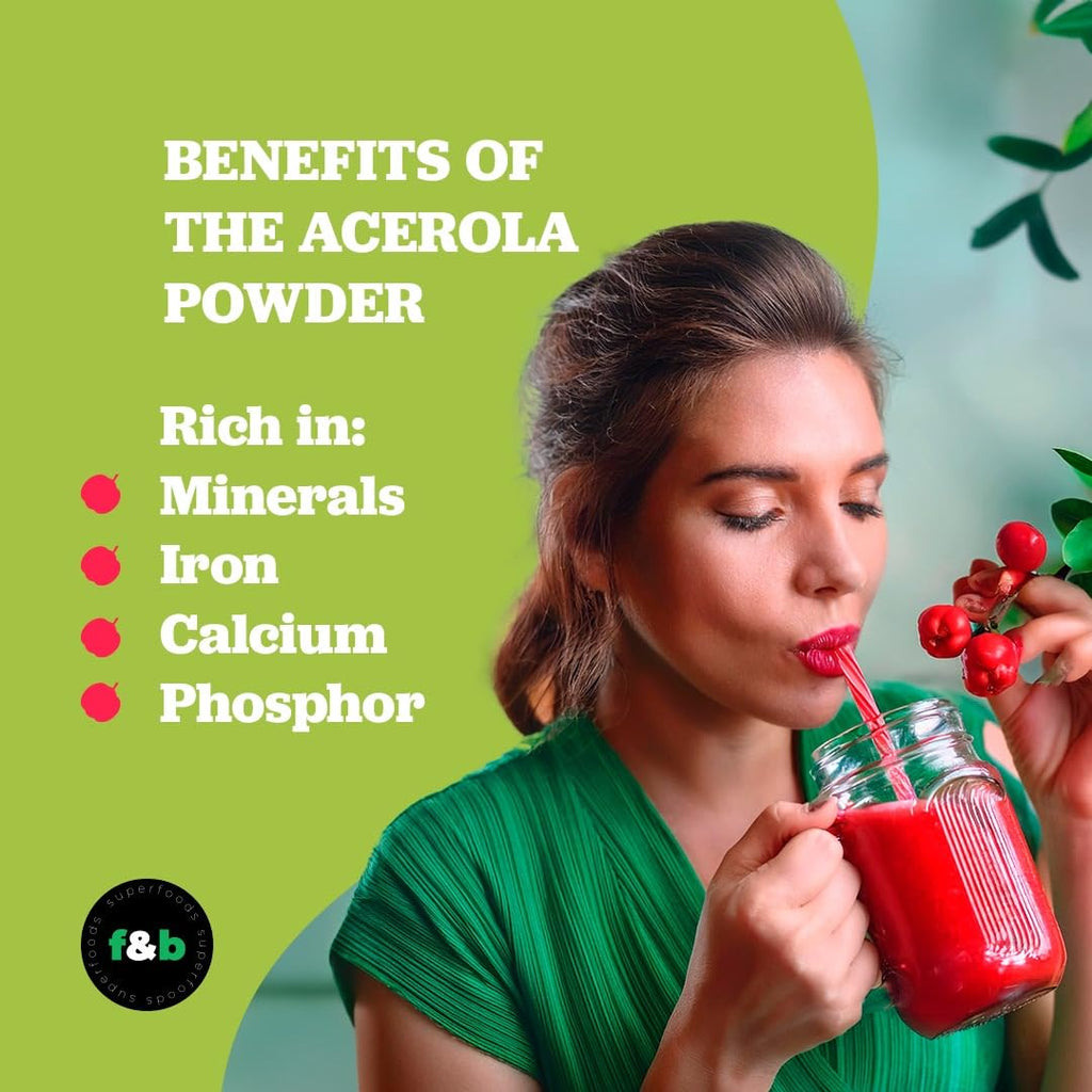 f&b superfoods Acerola Cherry Vitamin C Powder - 8 oz - image 7