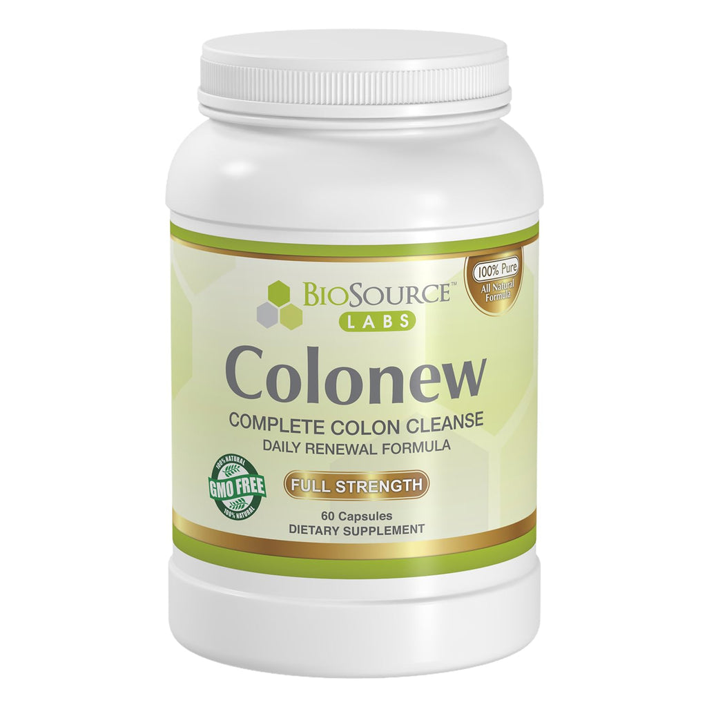 BioSource Labs Colonew Complete Colon Cleanse Supplement - 60 Capsules