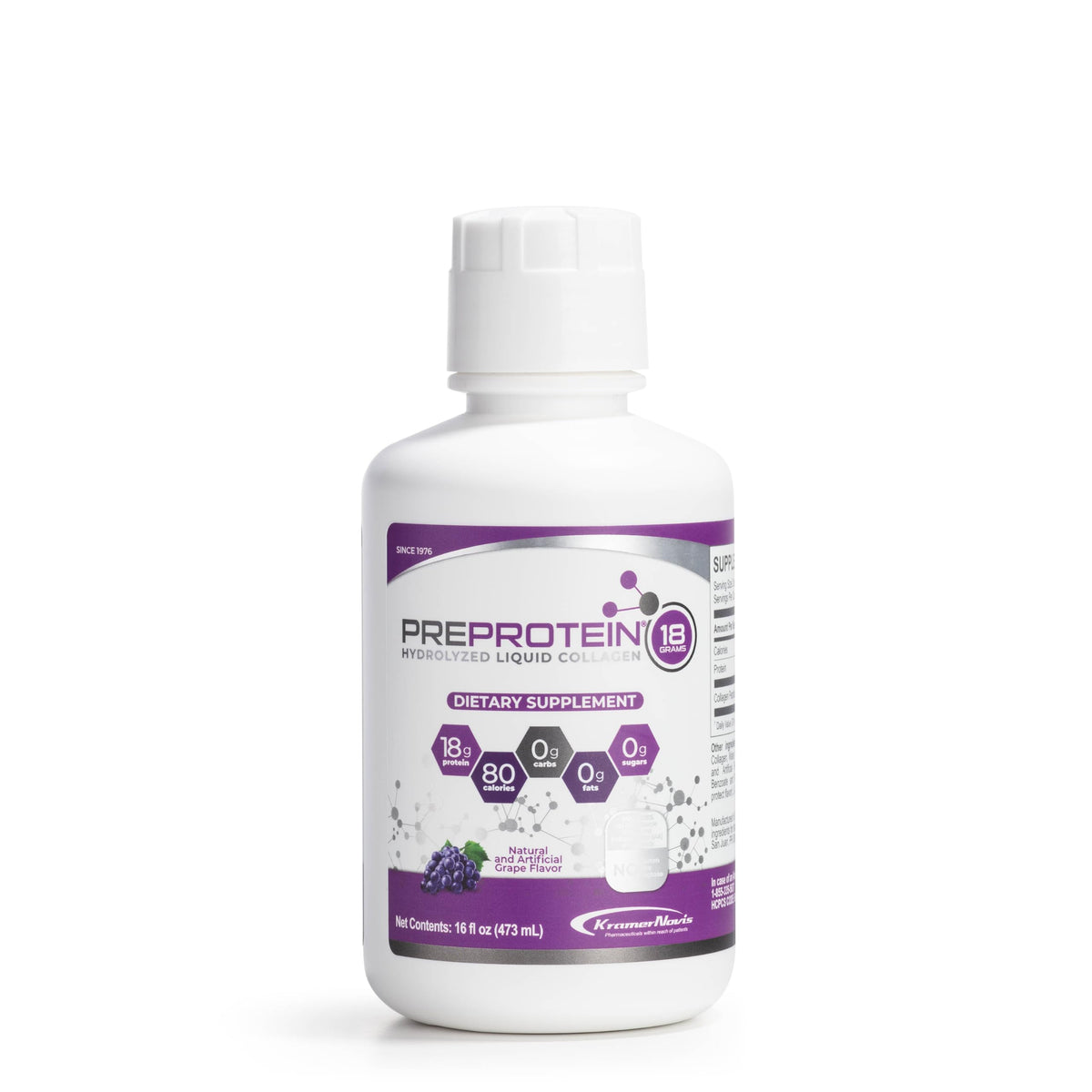 PreProtein 18 Liquid Hydrolyzed Collagen Peptides