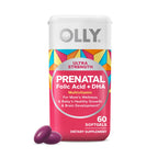 OLLY Ultra Strength Prenatal Multivitamin Softgels with Omega-3s - 60 Count
