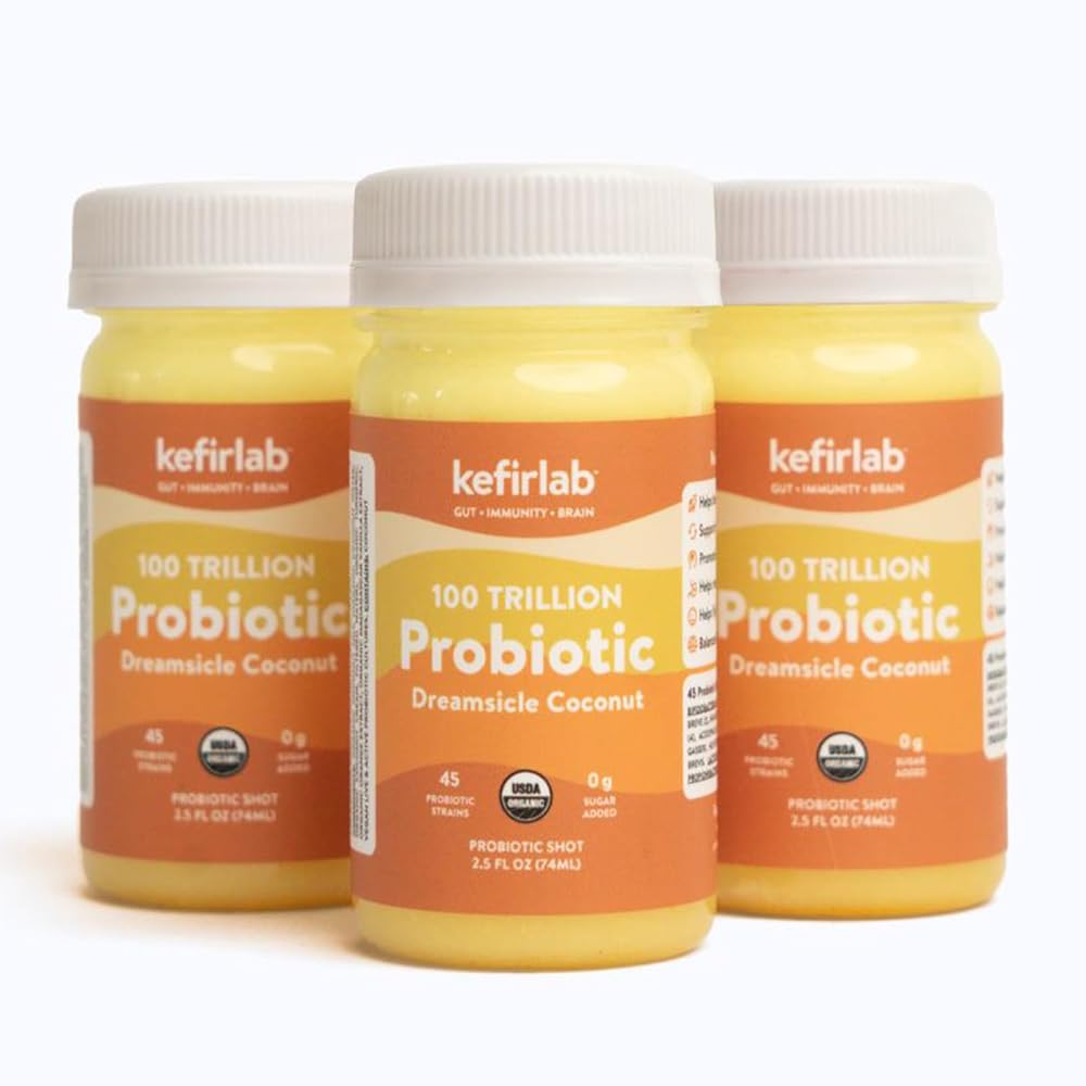 KefirLab Probiotics 100T CFU - 36 Strains - Vegan & Organic - Support