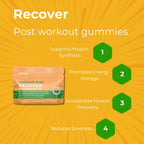 SGC Recover Post-Workout Gummies Orange Ginger - 12 Pack - image 4