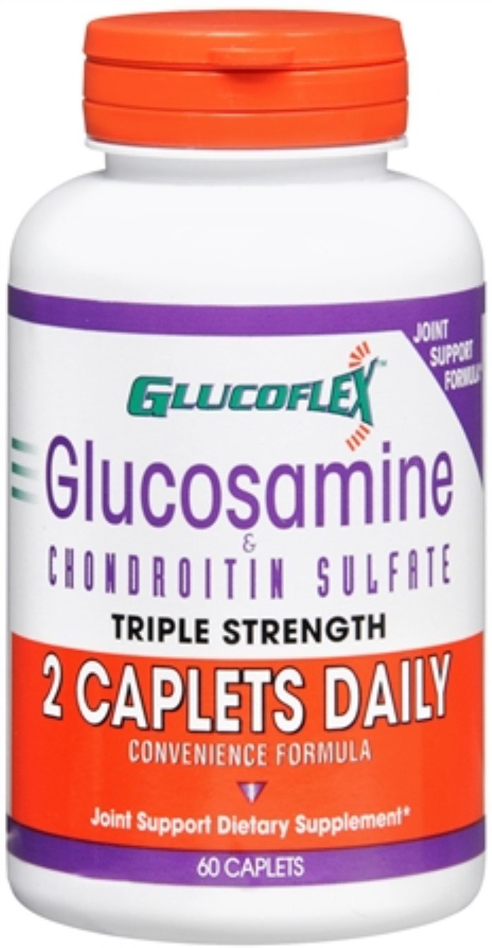 Glucoflex Glucosamine & Chondroitin Sulfate Triple Strength - 60 Caplets