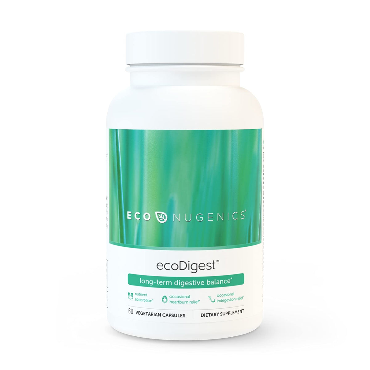 EcoNugenics ecoDigest Digestive Health Supplement - 60 Capsules