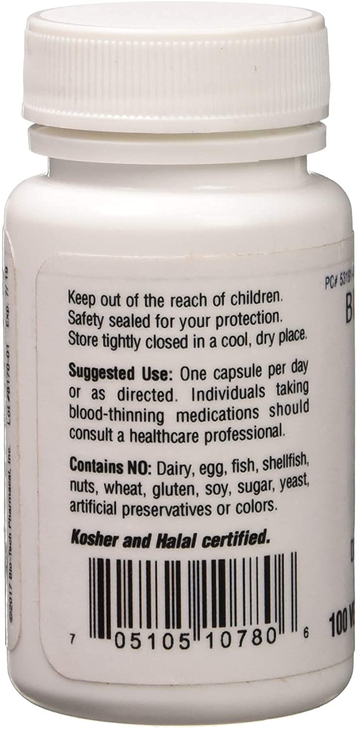 Bio-Tech Pharmacal MK-7 Vitamin K2 150 mcg - 100 Vegetarian Capsules - image 2