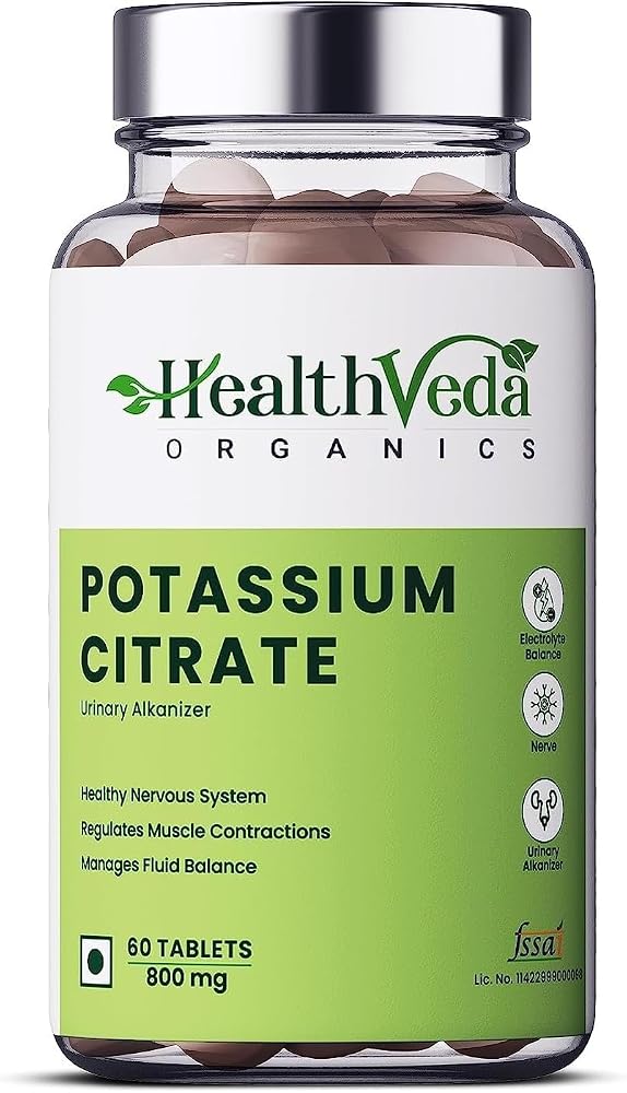 Generic HVO Potassium Citrate 800mg - 60 Vegetarian Tablets