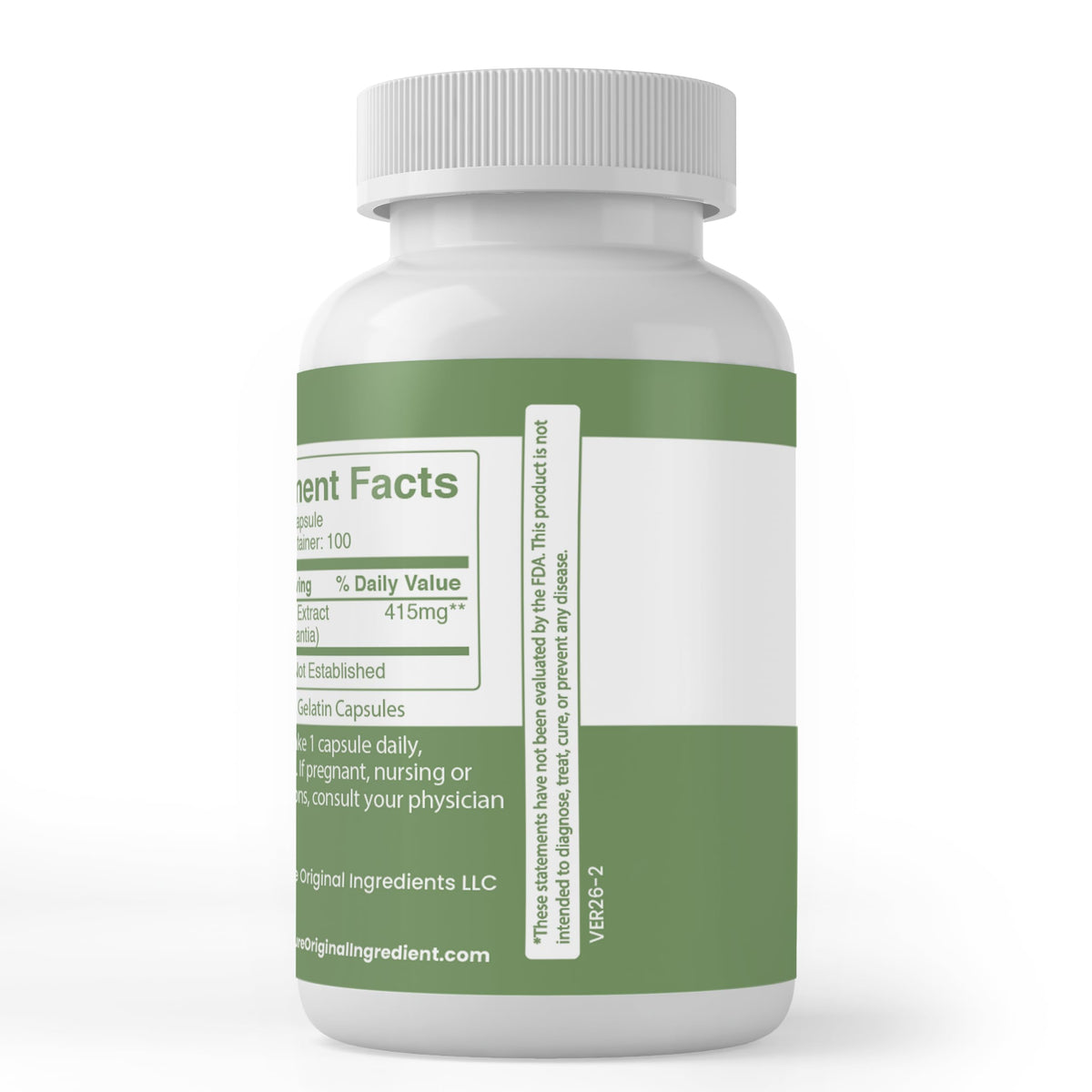PURE ORIGINAL INGREDIENTS Bitter Melon Extract - 100 Capsules - image 3