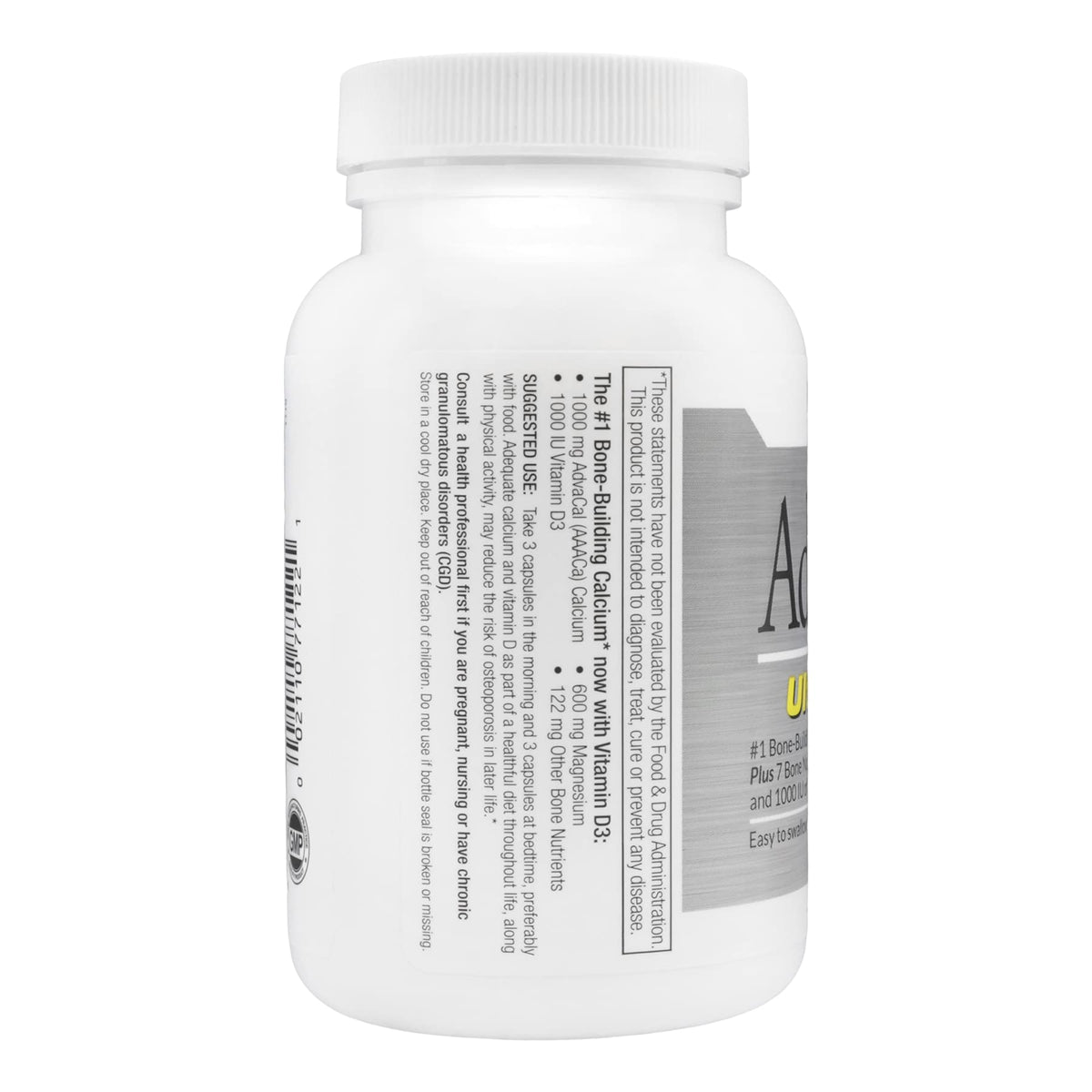 Lane Labs AdvaCAL Ultra 1000 Bone Building Calcium - 120 Capsules - image 3