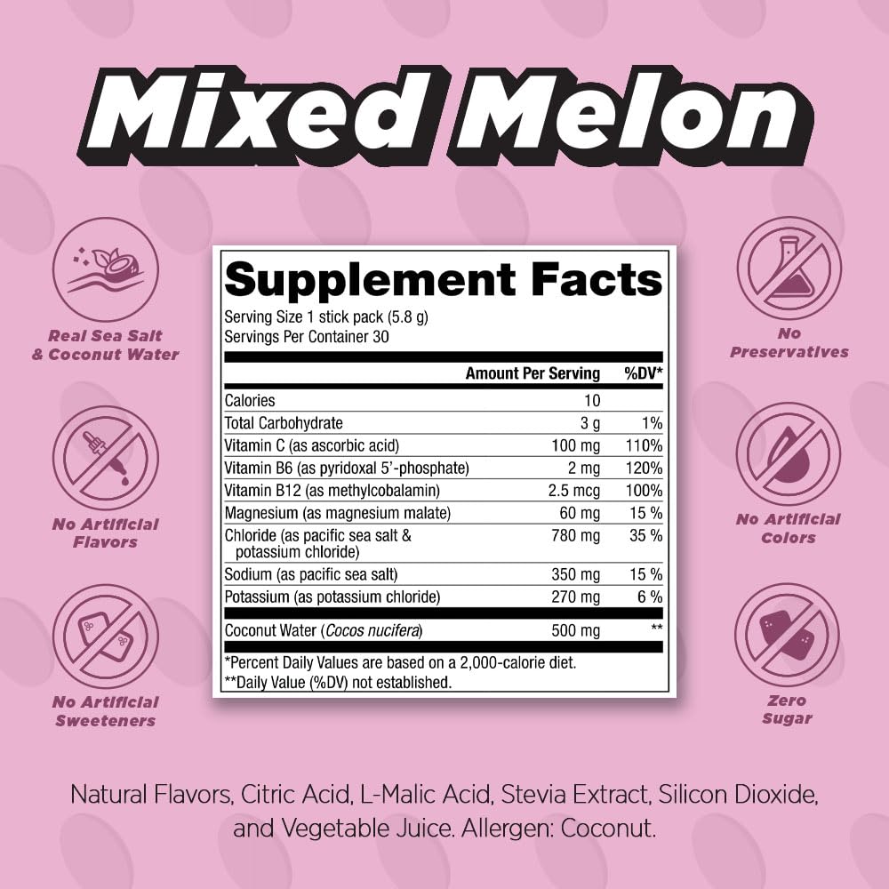 ALL DAY Vitality Pickleball Electrolyte Powder Packets