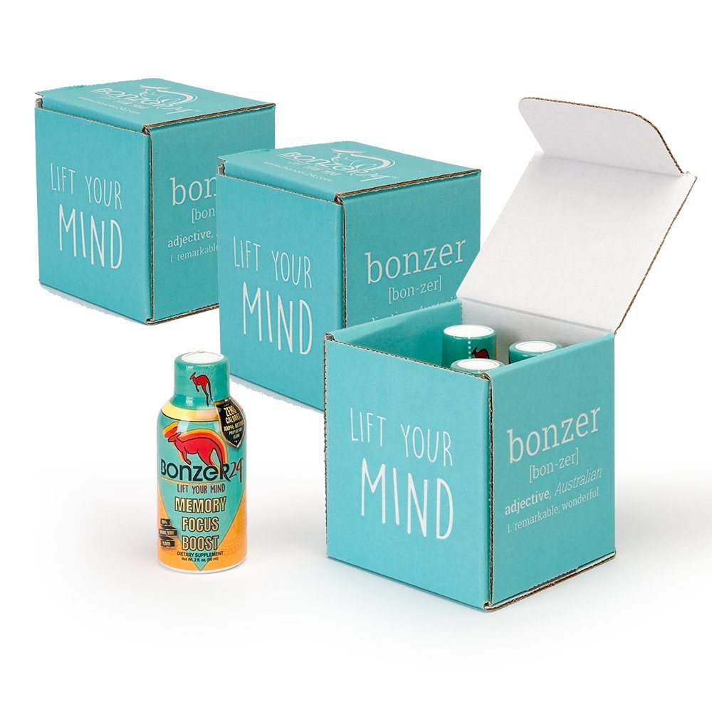 Bonzer24 Brain Support Shot Energy Drink Alternative - 12 Pack - image 7