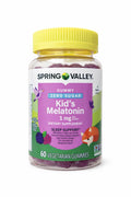 Spring Valley Vegetarian Melatonin Gummies for Kids Sleep Support - 60 Ct