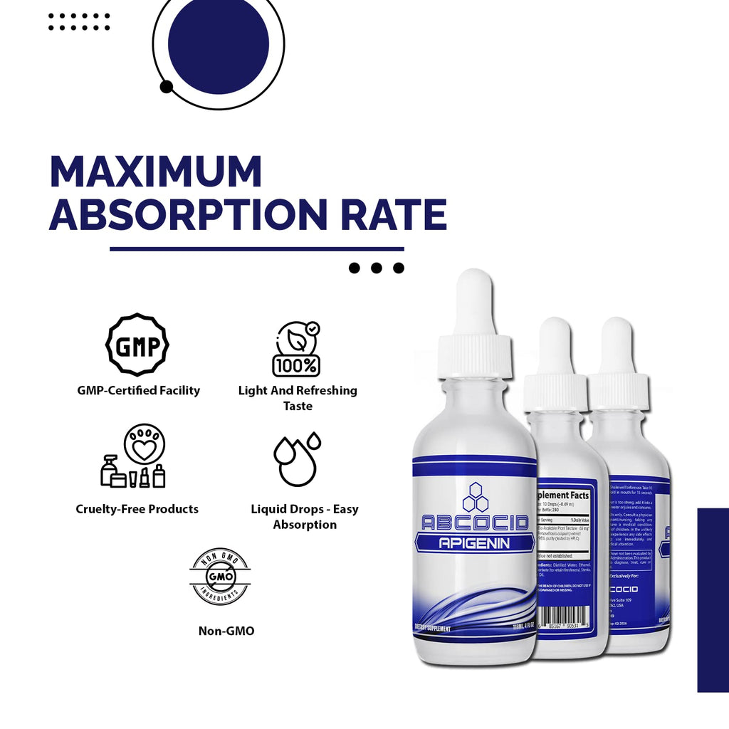 ABCOCID Apigenin 65 mg Liquid - 240 Servings - image 7