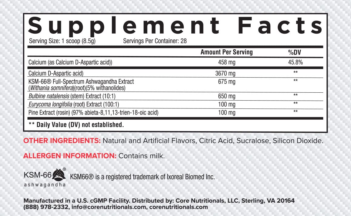 Core Nutritionals Platinum Test