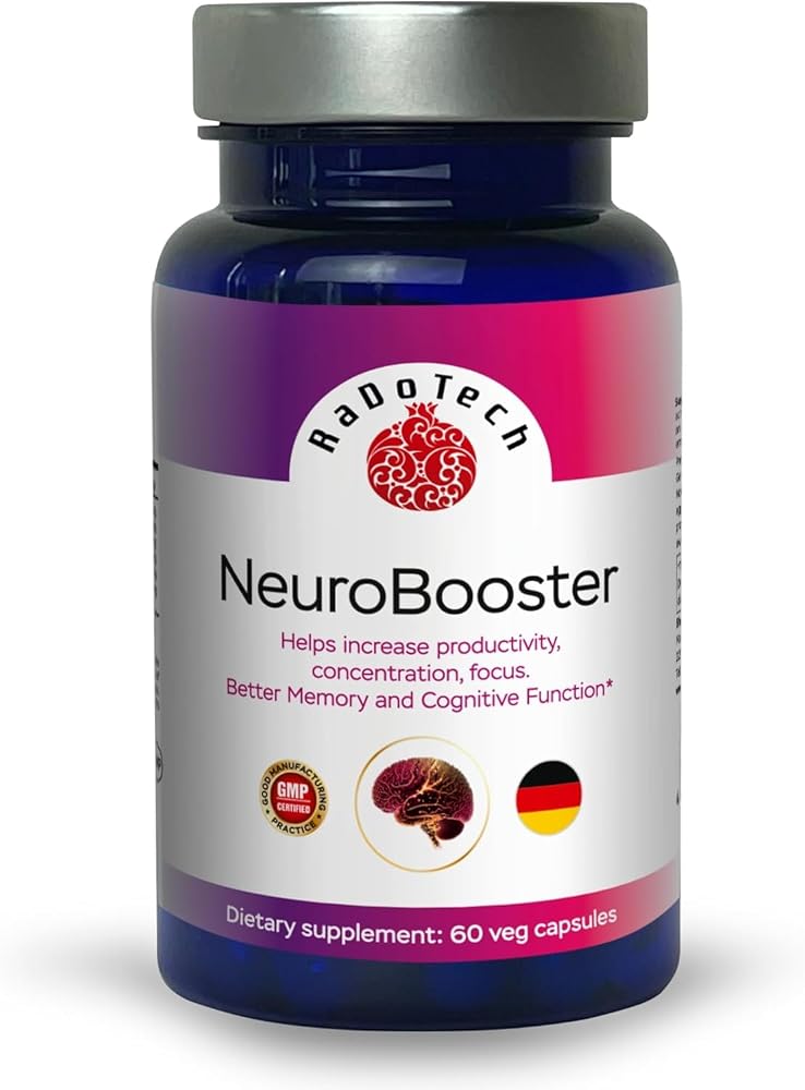RaDoTech NeuroBooster Brain Supplement, Capsules GMP
