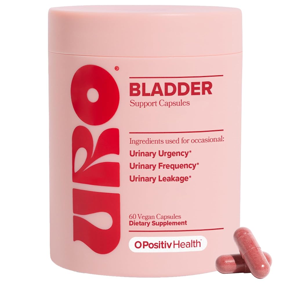 O Positiv URO Bladder Control Supplement for Urgency & Frequency - 60 Capsules