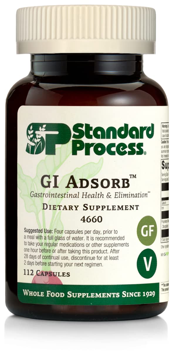 Standard Process GI Adsorb for GI & Elimination Support - 112 Capsules