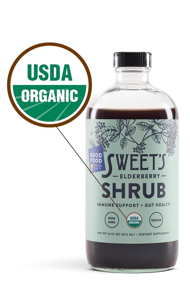 Sweet's Elderberry Organic Shrub Drinking Vinegar - 16 oz - image 4
