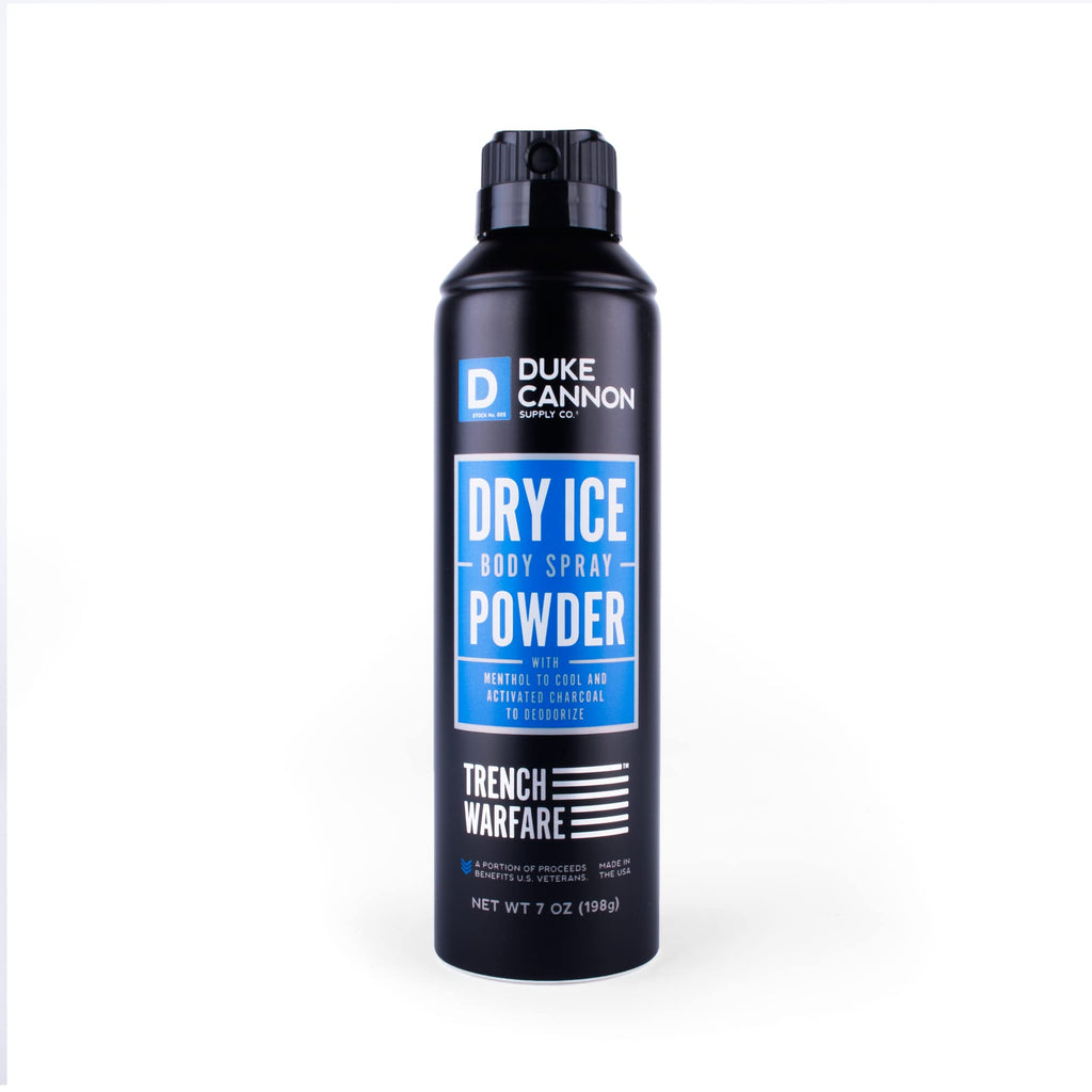Duke Cannon Supply Co. Dry Ice Body Powder Spray - 7 oz
