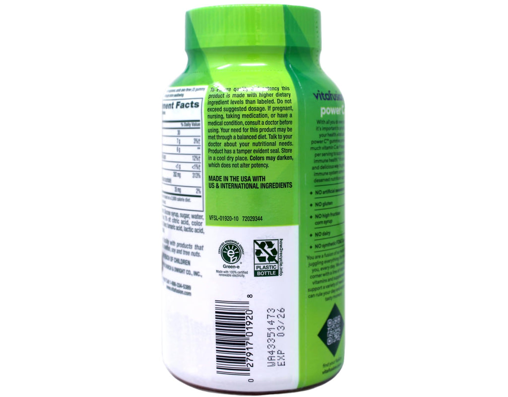 Vitafusion Power C Vitamin C Gummies for Immune Support - 600ct - image 3