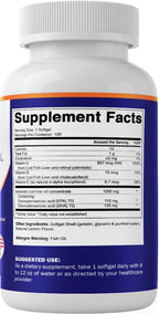 Vitamatic Icelandic Cod Liver Oil 1250 mg - 120 Softgels - image 8