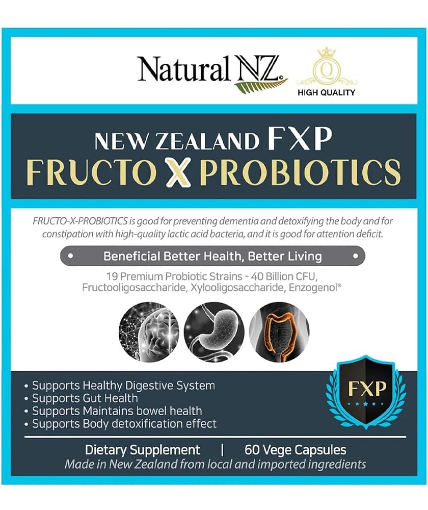 Natural NZ Fructo X Probiotics 40 Billion - 60 Vegetarian Capsules - image 7