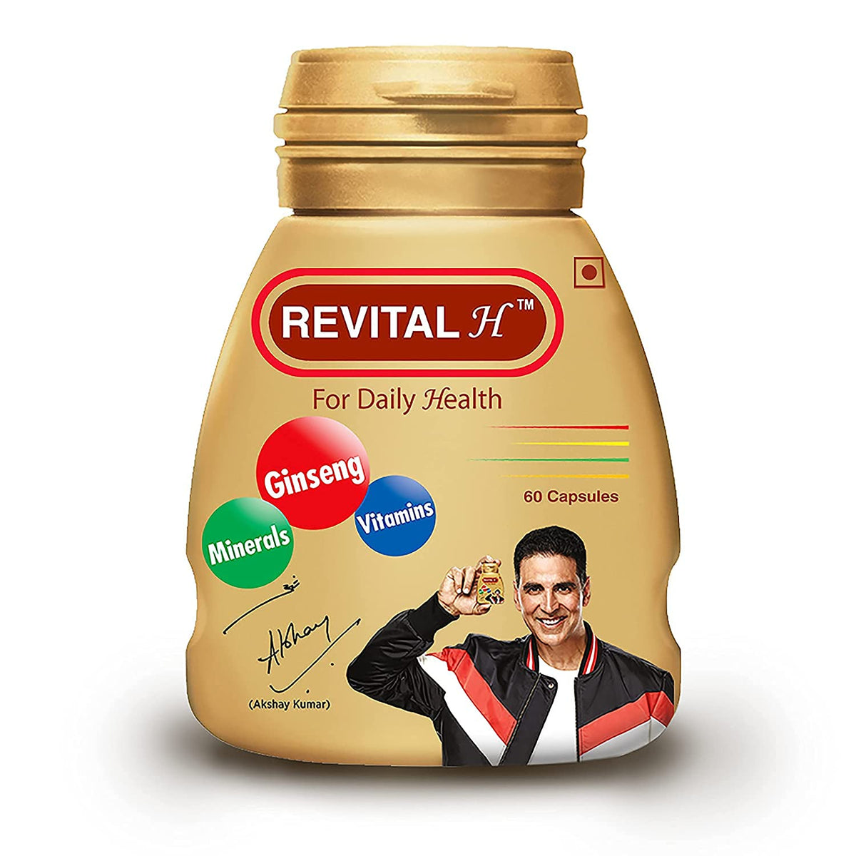 Revital H for Men Multivitamin with Ginseng - 60 Capsules