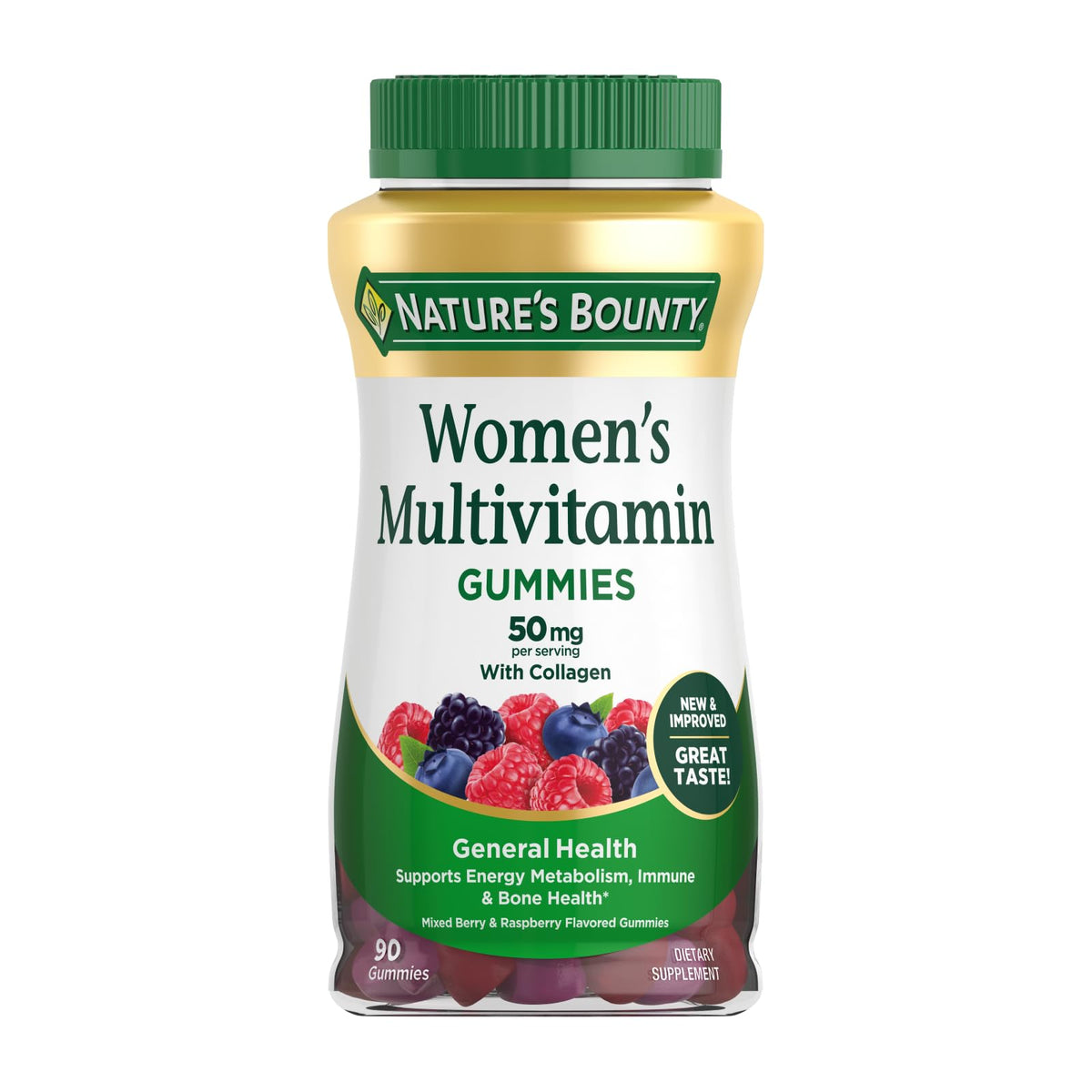 Nature's Bounty Women Multivitamin Gummies Mixed Berry - 90 Gummies
