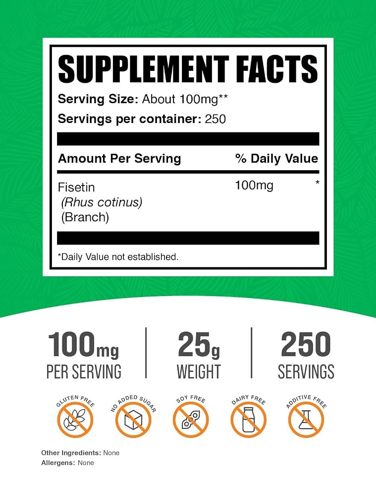 BulkSupplements.com Fisetin Powder