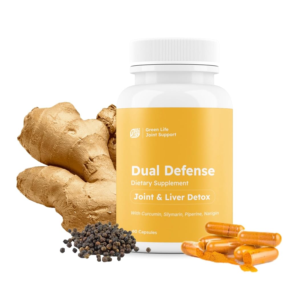 Green Life Org Dual Defense Joint & Liver Support - 60 Tablets