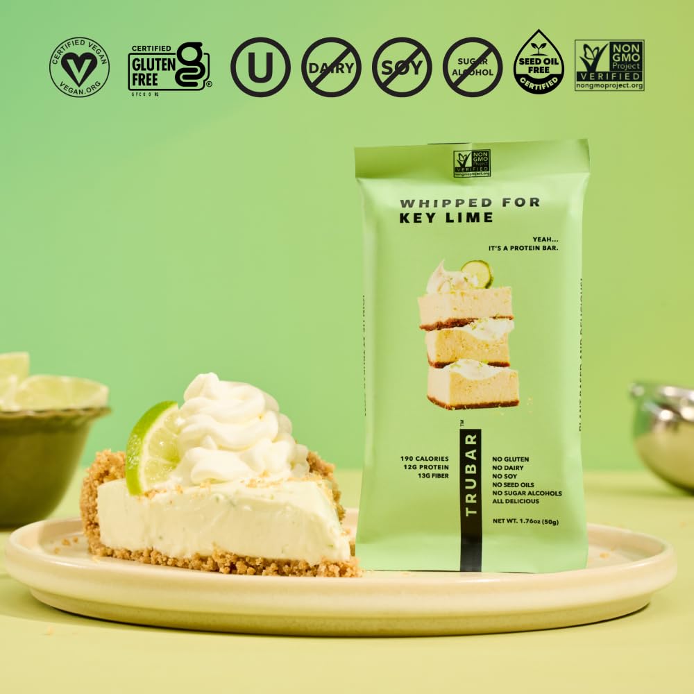 TRUWOMEN TRUBAR Vegan Protein Bar Whipped Key Lime - 12 Count - image 6