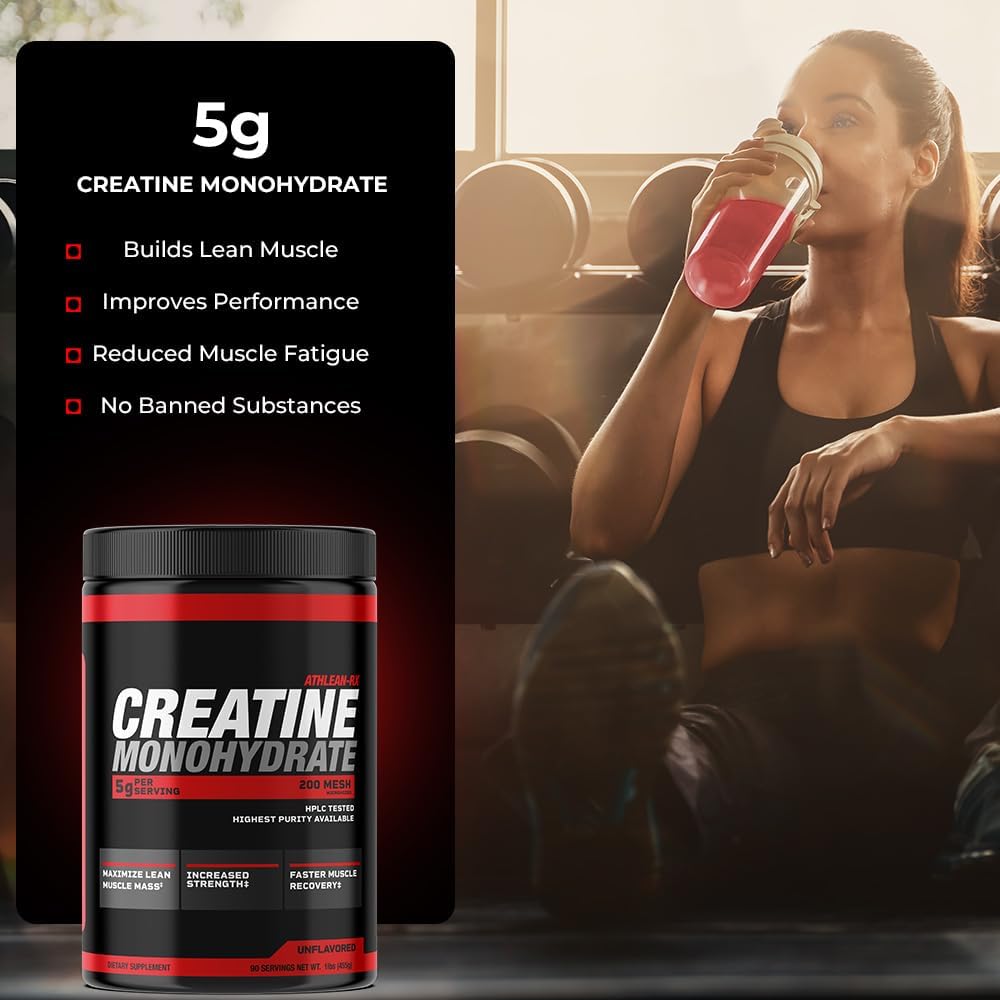 ATHLEAN-X X-CREATINE Pure Micronized Creatine Monohydrate Powder