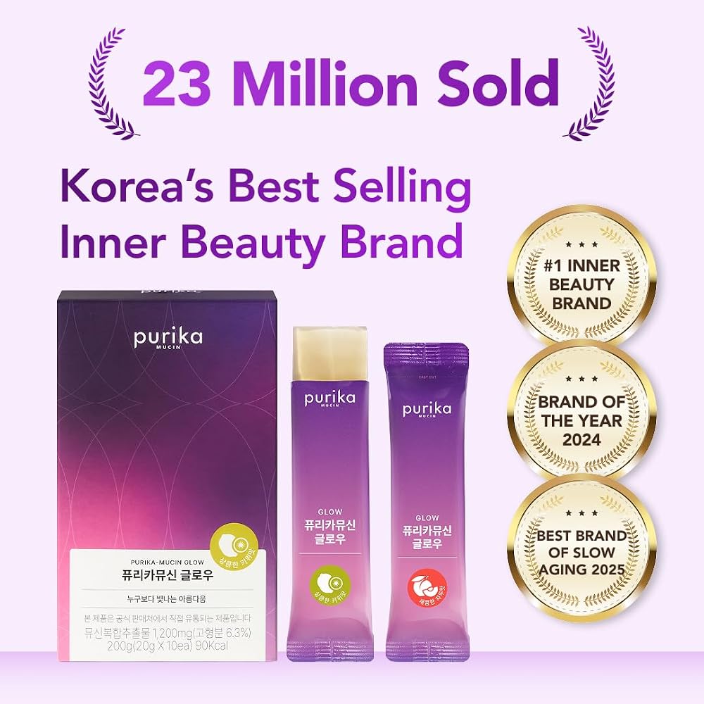 PURIKA MUCIN Glow Snail Mucin Collagen Jelly Sticks - 10 Sticks - image 3