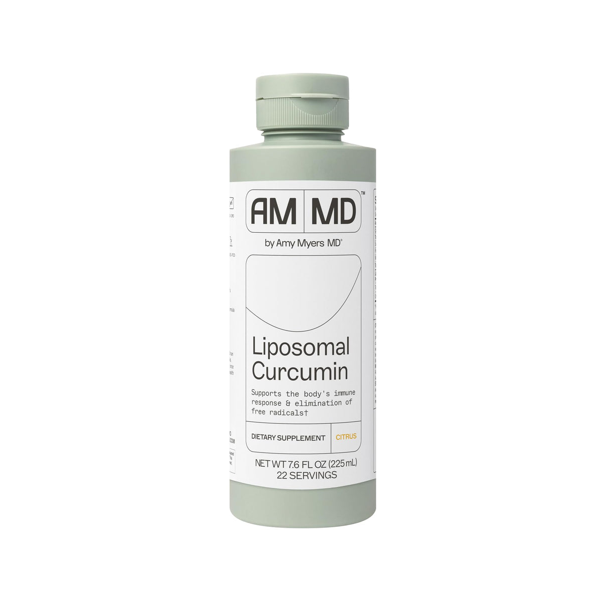 Amy Myers MD Liposomal Curcumin Liquid for Gut Health - 8 Fl Oz