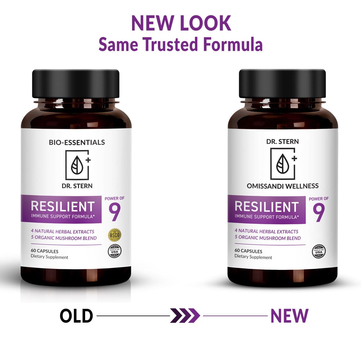 Dr. Stern Resilient Natural Immune System Support - 60 Capsules - image 2