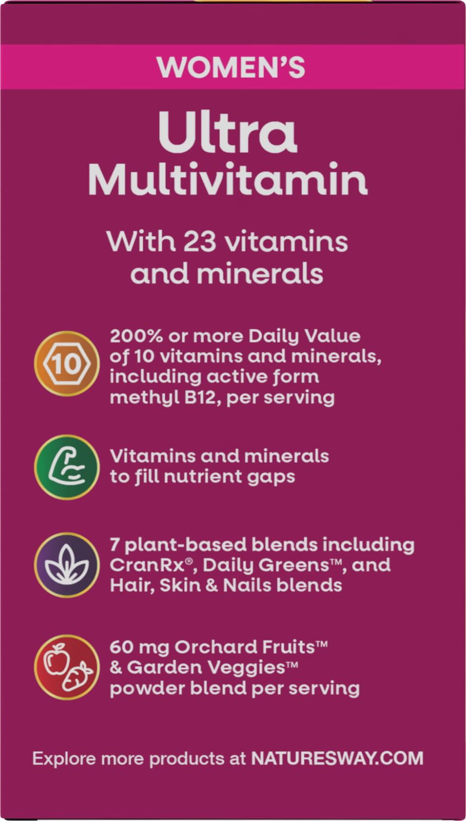 Nature's Way Alive! Women's Ultra Multivitamin - 60 Tablets - image 10