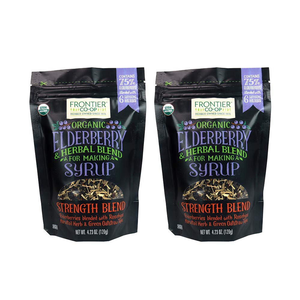 Frontier Co-op Organic Elderberry Syrup Kit - Pack of 2