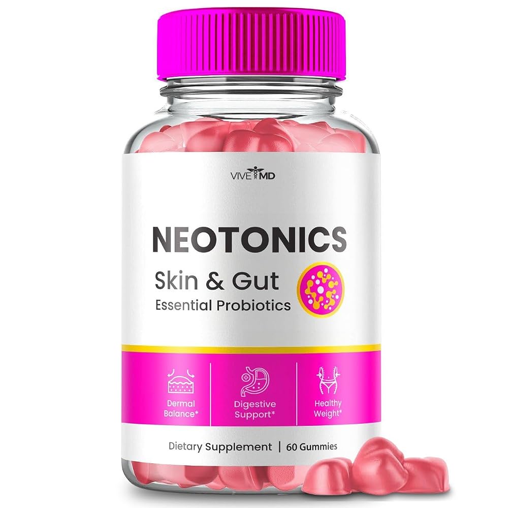 VIVE MD Neotonics Skin and Gut Health Gummies - 60 Count