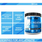 fitcode Creatine Monohydrate 5g Micronized Powder - 60 Servings - image 5