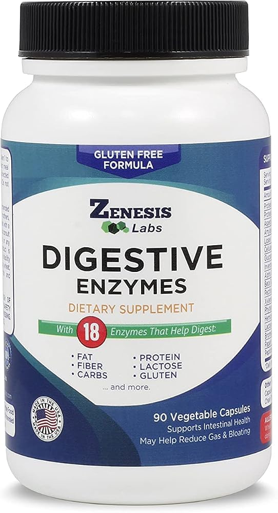 Zenesis Labs Digestive Enzymes Multi-Enzyme Complex - 360 Capsules - image 6