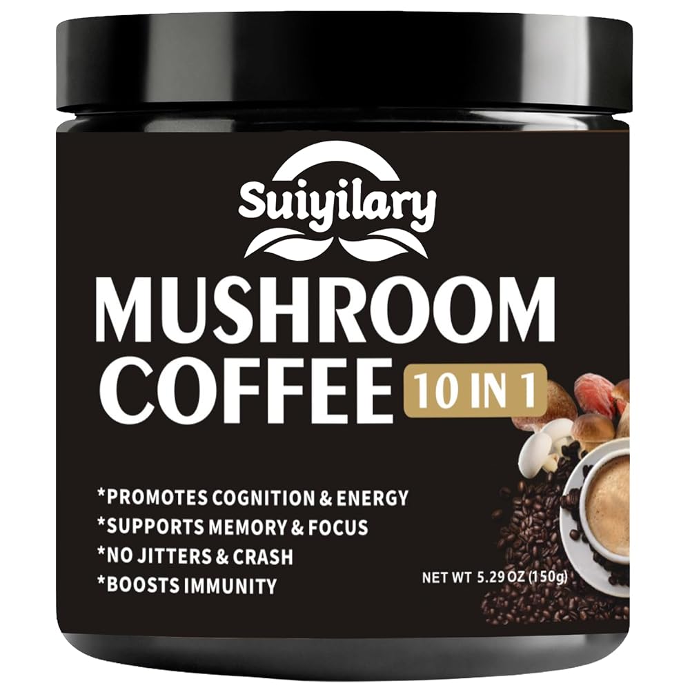 Suiyilary 10 Mushroom Coffee with Arabica w