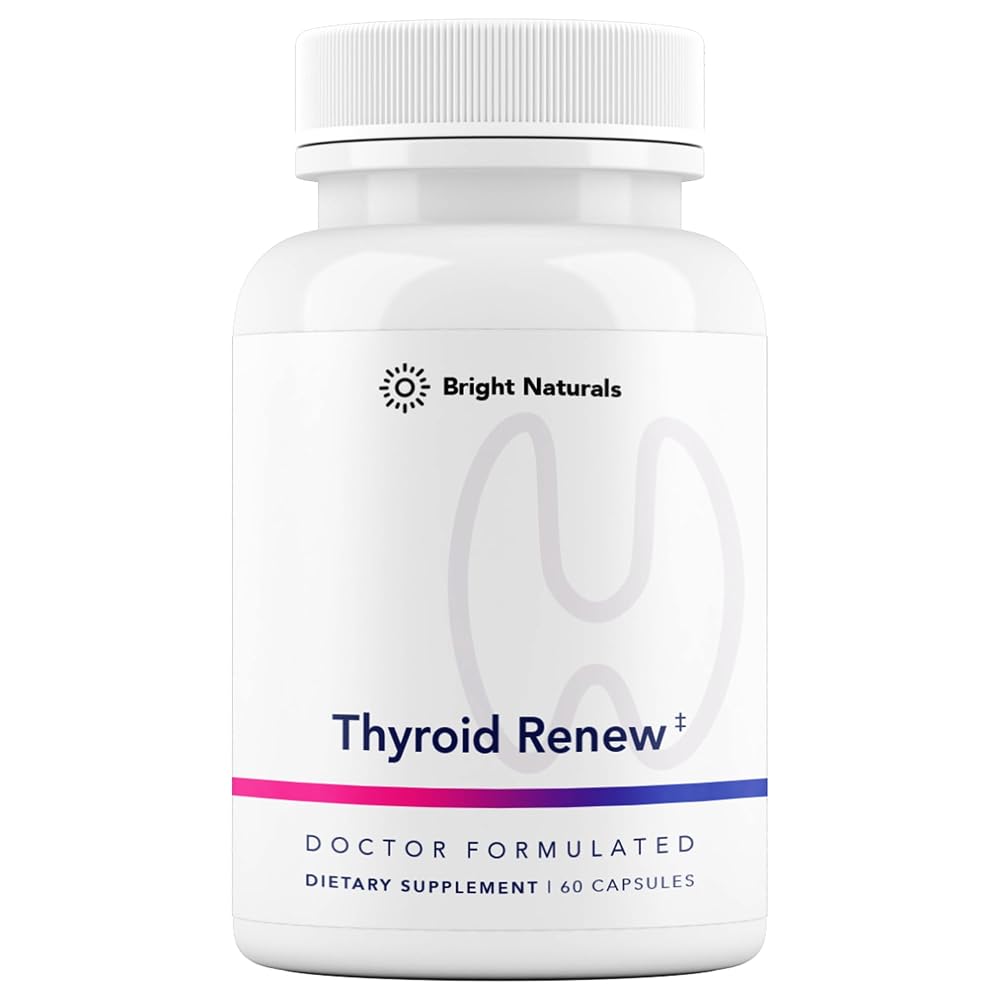 Bright Naturals Thyroid Renew Supplement - Thyroid Support for Women