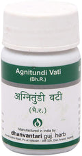 Dhanvantari Agnitundi Vati Ayurvedic Digestive Support - 60 Tablets