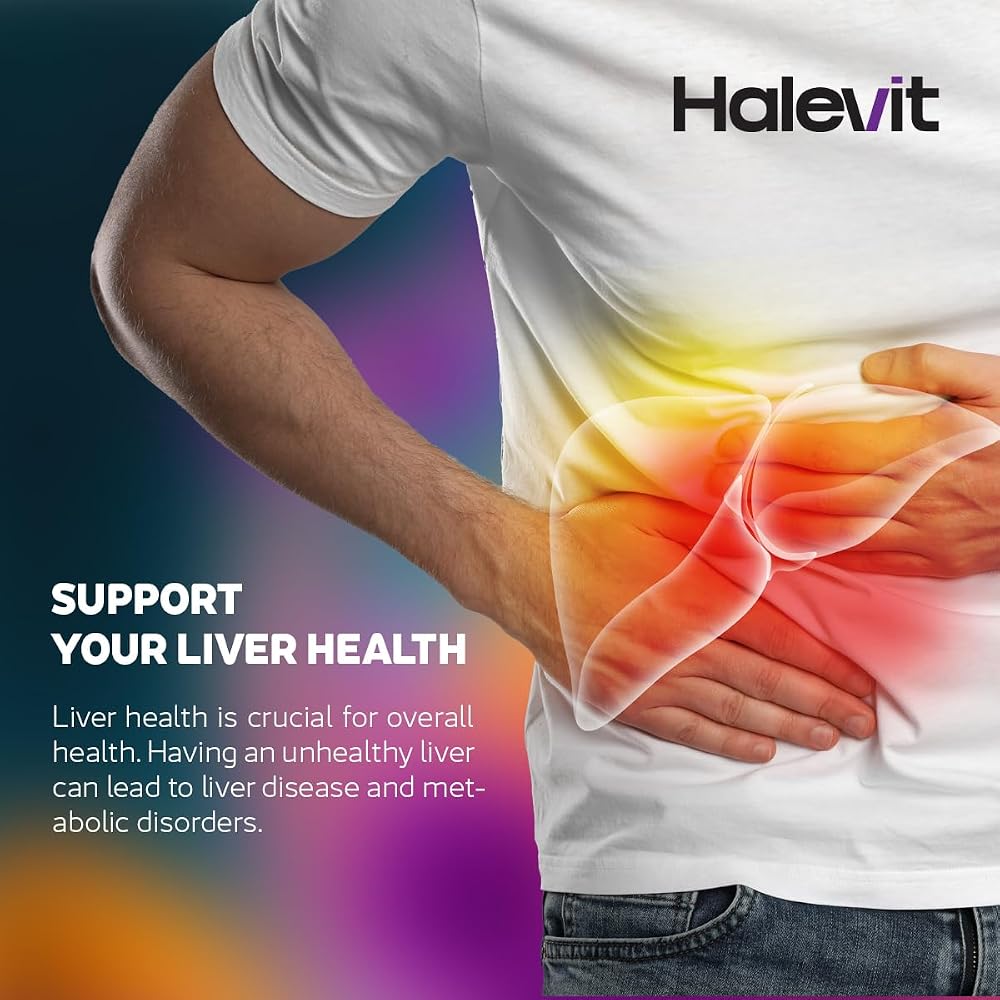 Halevit Liver Support Supplement with Milk Thistle & Zinc - 60 Capsules - image 3