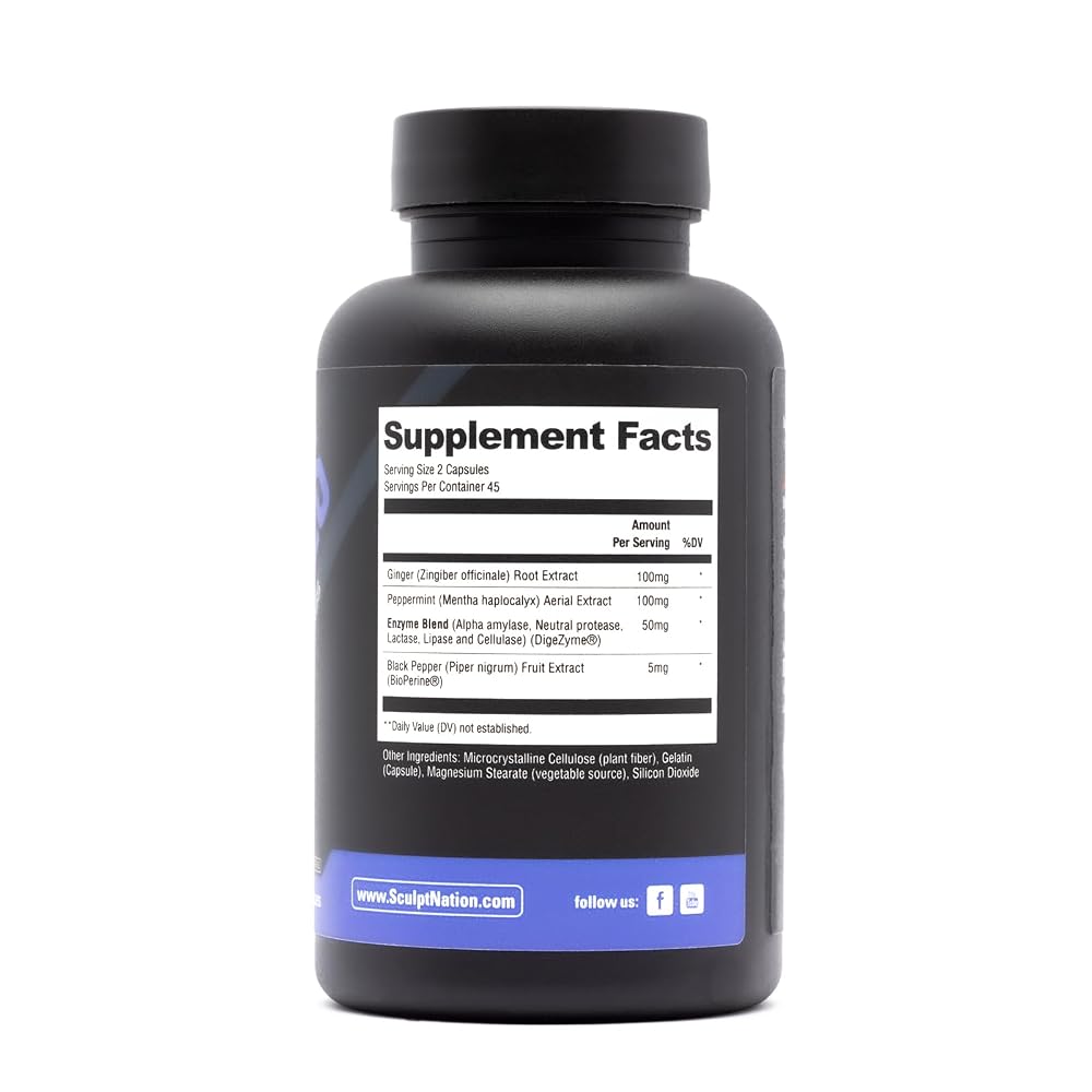 Sculpt Nation Digestive Enzymes Multi-Enzyme - 90 Capsules - image 5