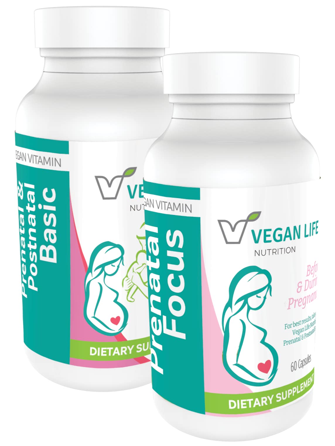 Vegan Life Nutrition Prenatal Vitamins - 60 Capsules